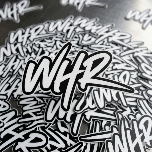 Watch Him Rebuild Reverse Color Die Cut Sticker